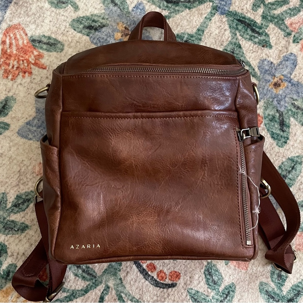Azaria La Mere Petite Leather Backpack